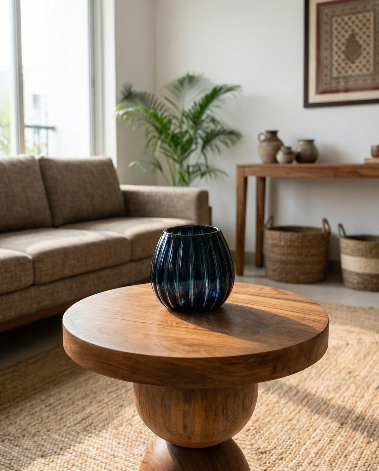 Round Pedestal Side Table
