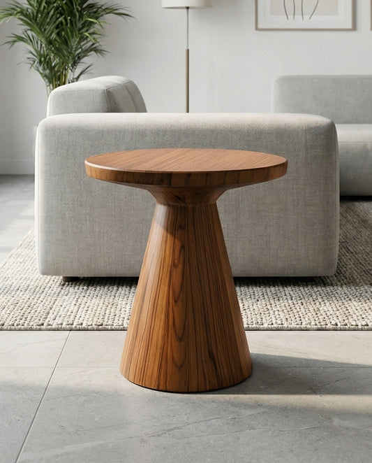 Solid Teak Wood Round Table (Large)