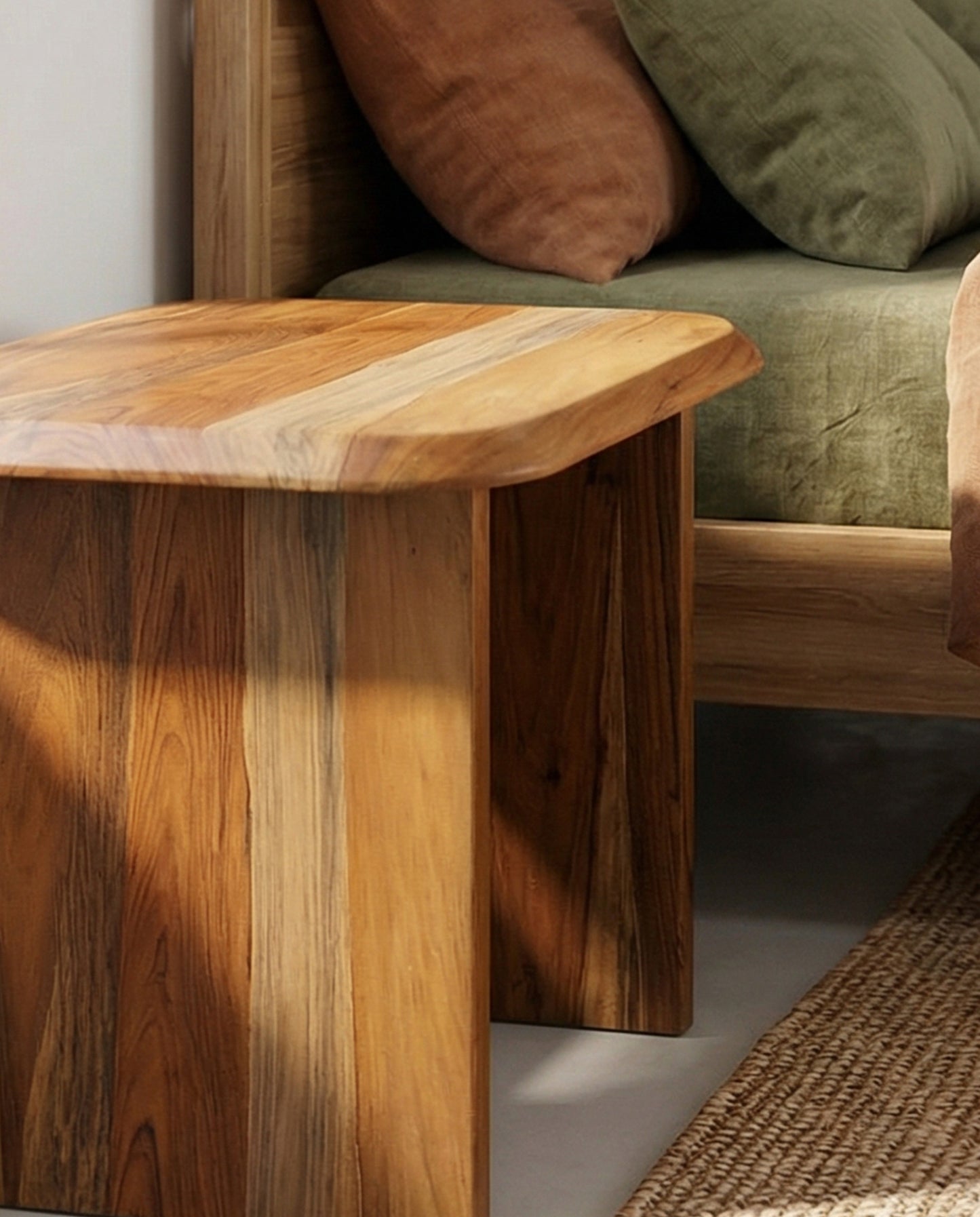 Solid Teak Wood Rectangular Table (High)