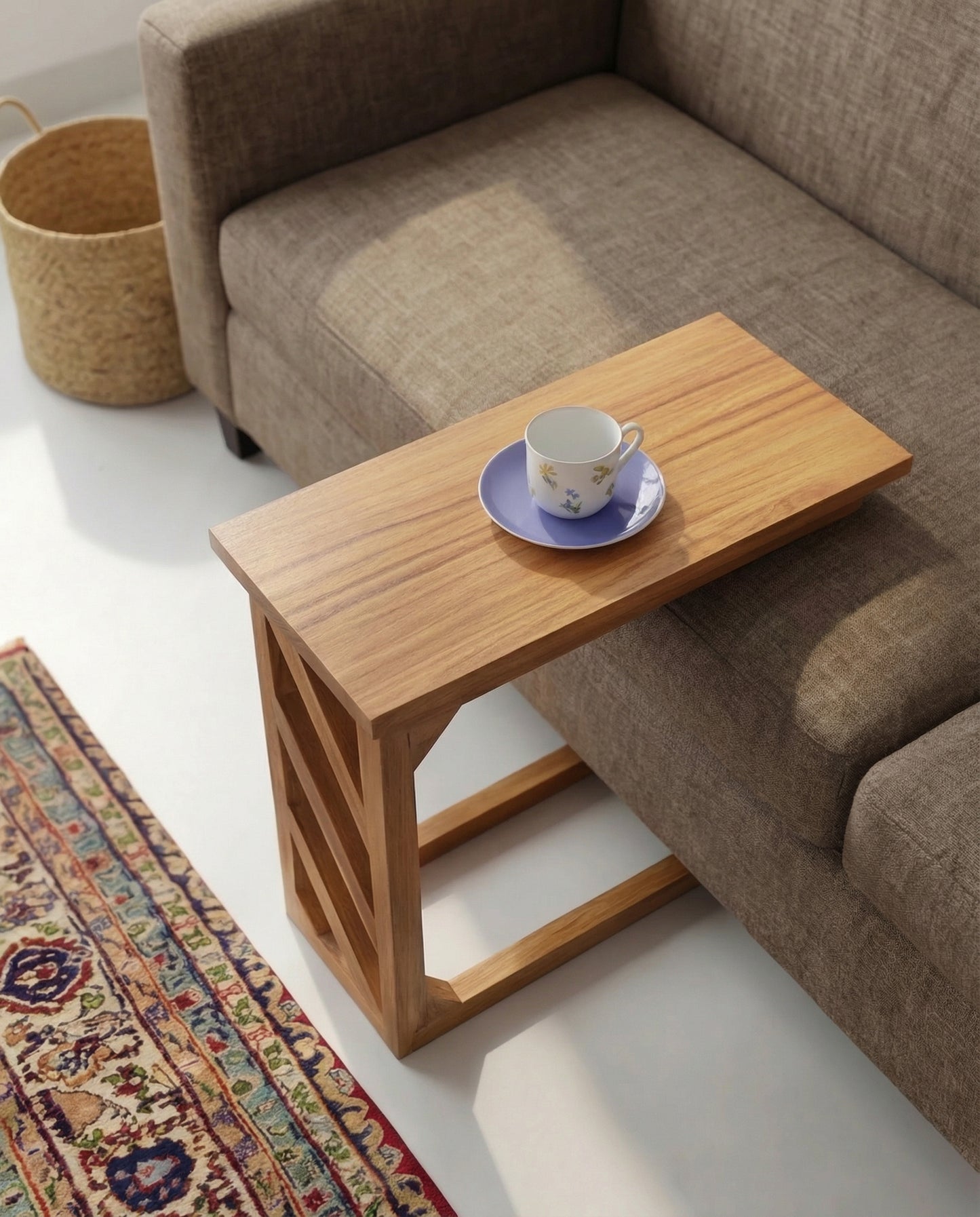 Solid Teak Wood Sofa Table