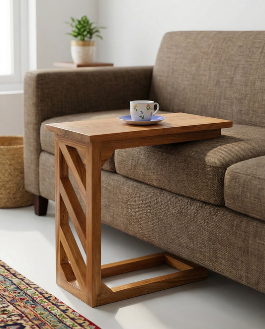 Solid Teak Wood Sofa Table